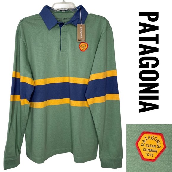 NWT Sample Patagonia Rugby Cotton Conversion Shirt - Picture 1 of 11